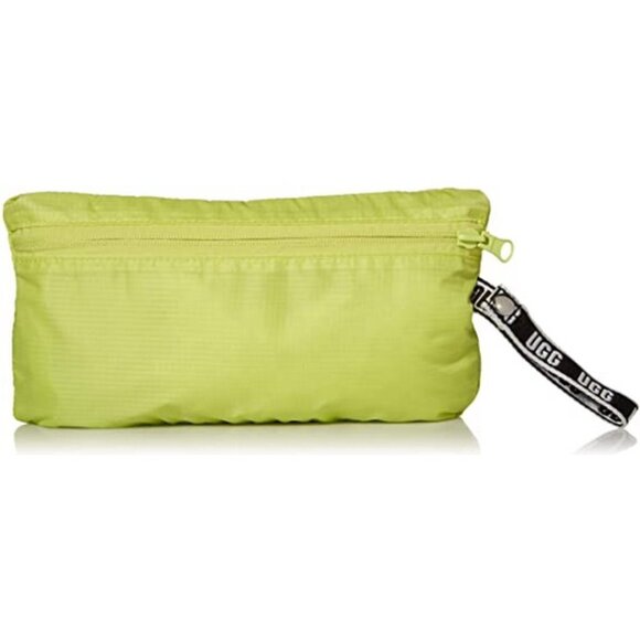 NWT UGG lime green, black & silver logo parachute convertible backpack tote bag - Picture 6 of 12